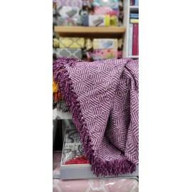 شال مبل و تخت ایپونج مدل Zigzag سایز 130x170 سانتی متر