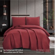 روتختی چهارفصل کتان نخ تک رنگ وارداتی مدل Keychron سه تیکه