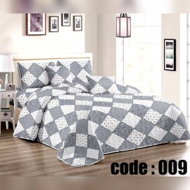 روتختی چهارفصل پنبه دوزی جنس کتان نخ از برند رزهوم مدل ROSE کد 009 تکنفره