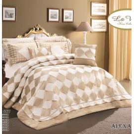 سرویس لحاف روتختی عروس Lavita مدل Alexa کد 003 دو نفره هشت تکه