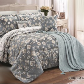 روتختی عروس شانل ابریشمی لاویتا مدل CHICHAK کد رنگی 006 دونفره 9 تکه سرویس