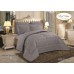 سرویس لحاف روتختی هتلی کتان نخ لاویتا مدل Derya کد 012 رنگ خاکستری