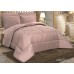 سرویس لحاف روتختی هتلی کتان نخ لاویتا مدل Derya کد 014 رنگ صورتی چرک