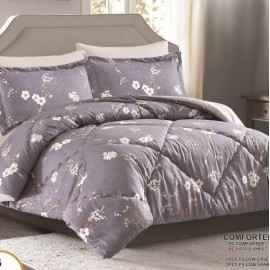 سرویس لحاف روتختی کلاسیک کتان نخ Rose Home مدل Kenny کد 003